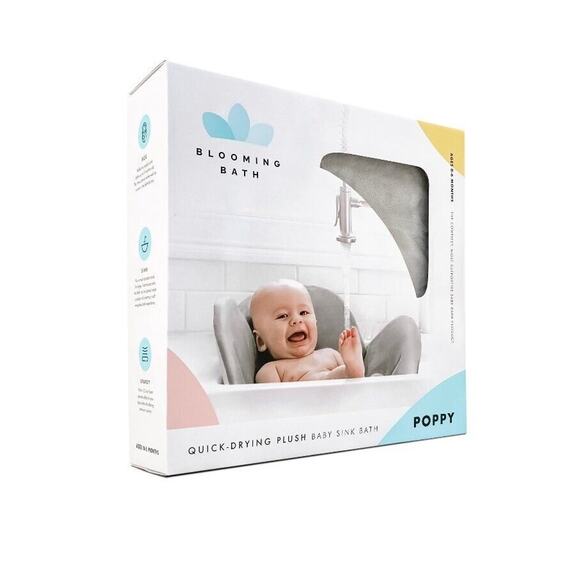 Blooming Sink Bath Lotus Baby Flower Gray And‎ Yellow New In Box - Picture 4 of 4